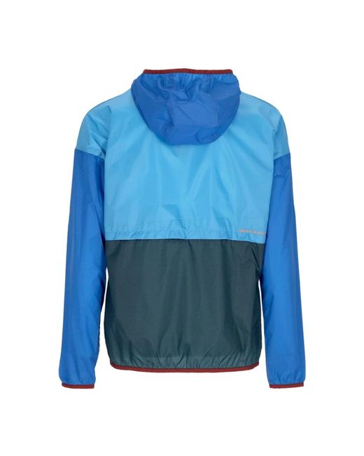 COTOPAXI Fitness ,Veelkleurig ,Polyester Seattle Half-Zip Windbreaker in het Blue voor heren
