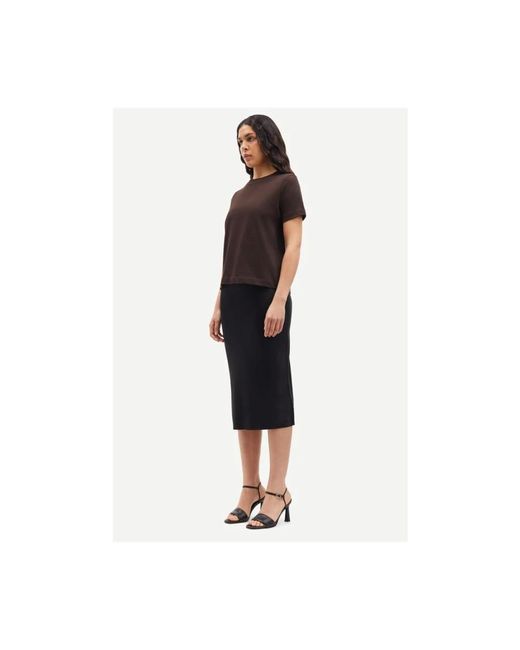 Samsøe & Samsøe Midi Skirts in het Black