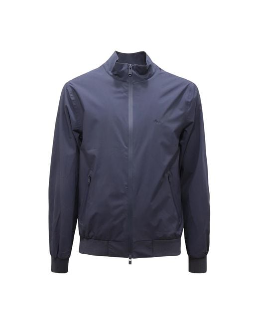 Harmont & Blaine Blue Bomber Jackets for men