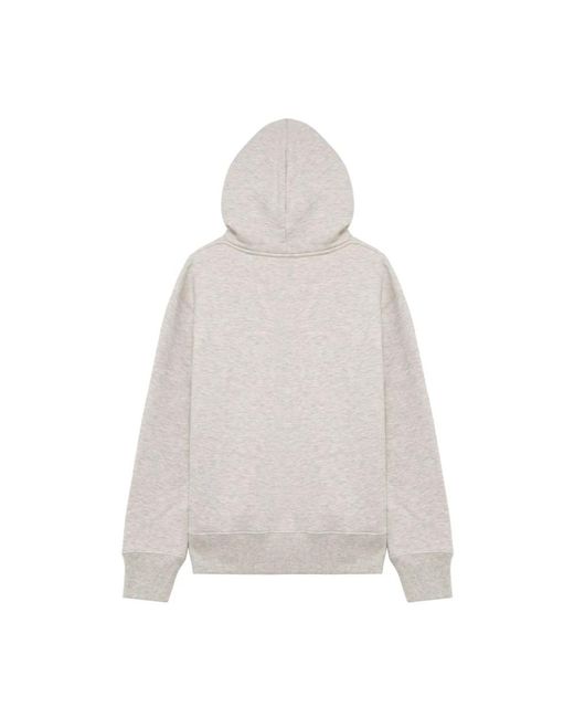 Autry Hoodies & Sweatvesten ,Grijs ,Katoen Hoodie Met Geborduurd Logo in het Gray voor heren