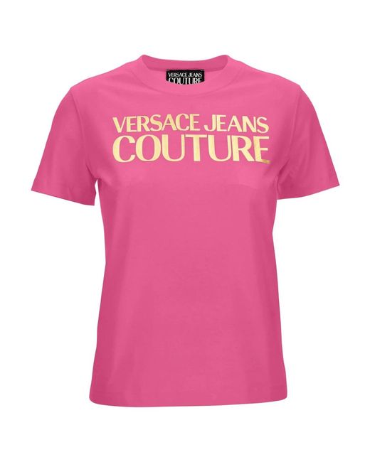 Versace Jeans Couture Pink T-Shirts