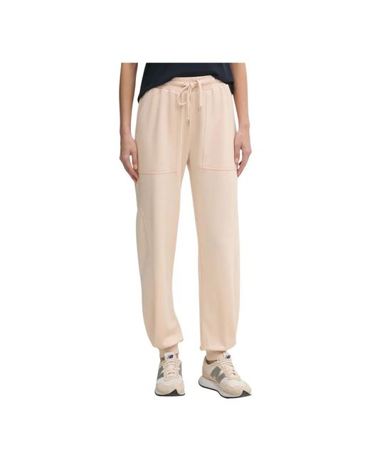 GAUDI Broeken ,Polyester Drawstring Broeken in het Natural