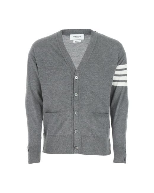 Cardigans Thom Browne de hombre de color Gray