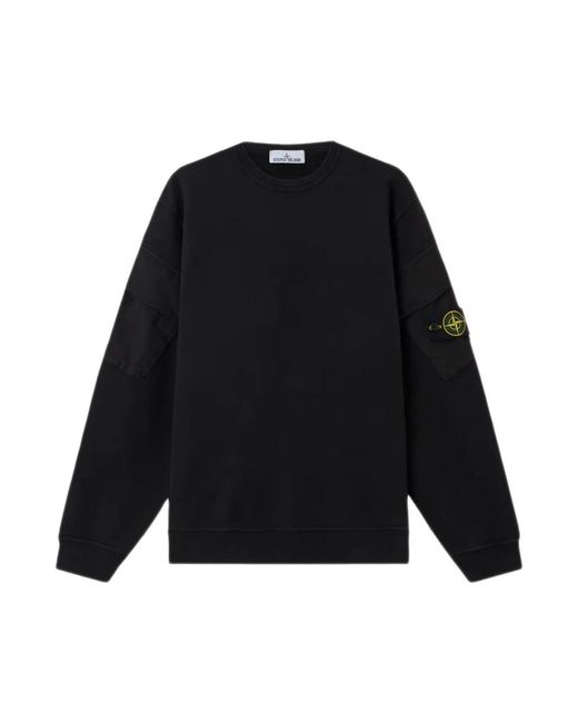 Sweatshirts Stone Island de hombre de color Black