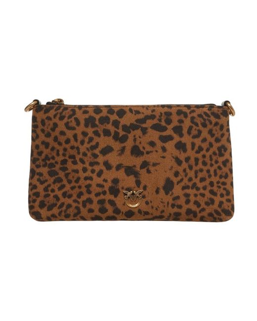 Pinko Brown Clutches