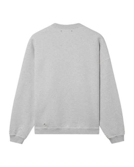 Golden Goose Deluxe Brand Gray Sweatshirts for men