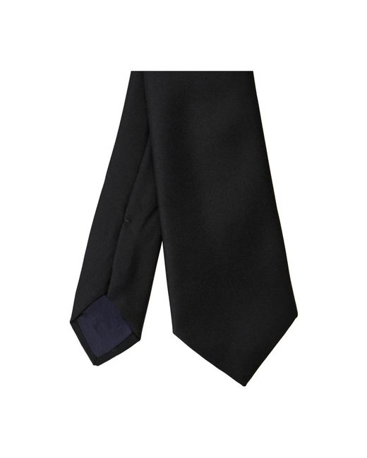 Ties di Tagliatore in Black da Uomo