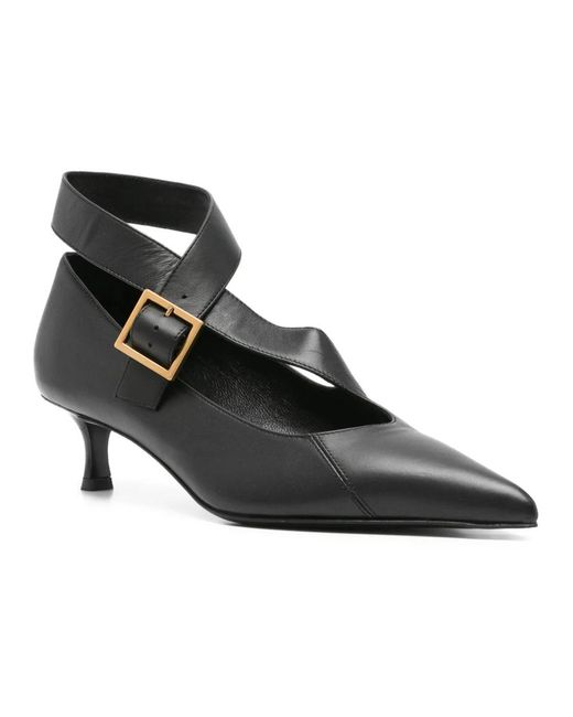 Khaite Black Sloan Pump 45