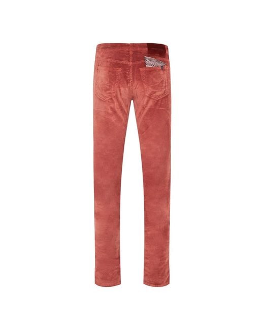 Chinos di Jacob Cohen in Red da Uomo