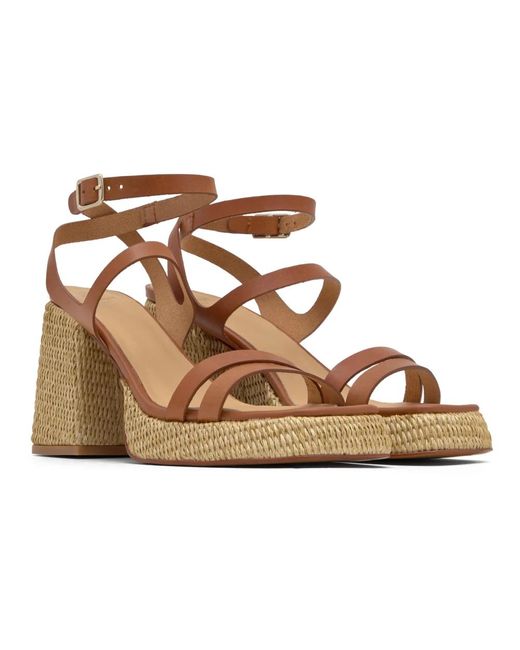 High Heel Sandals di Castaner in Brown