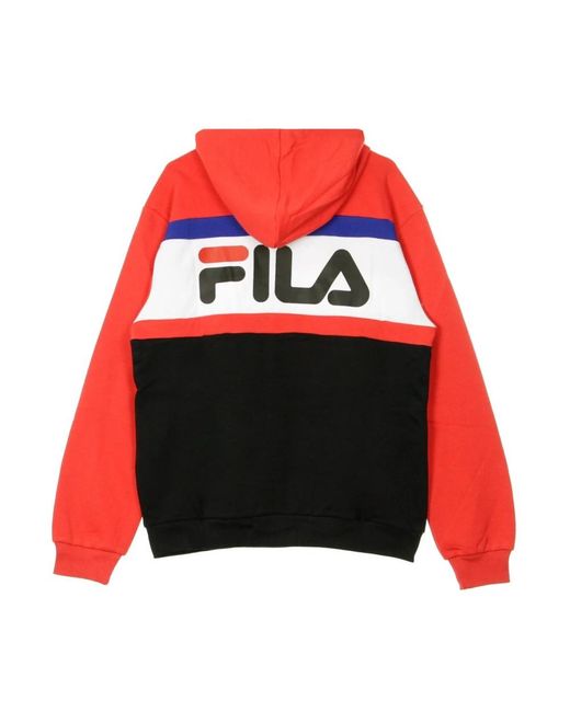 Fila Red Hoodies for men