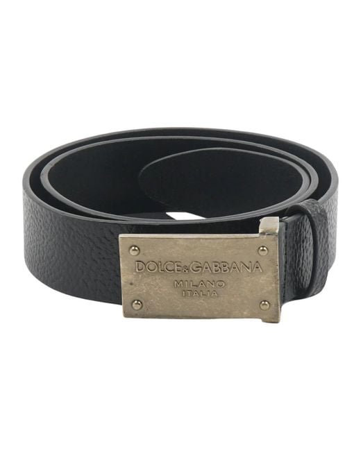 Dolce & Gabbana Black Belts for men