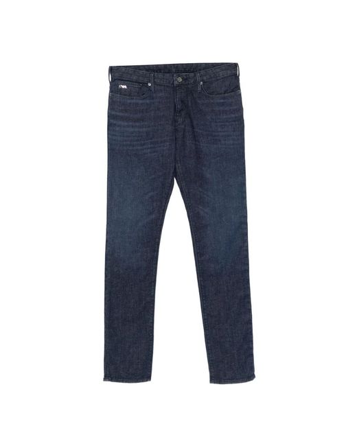 Emporio Armani Blue Slim Fit Jeans for men