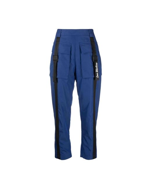 Love Moschino Blue Slim-Fit Trousers