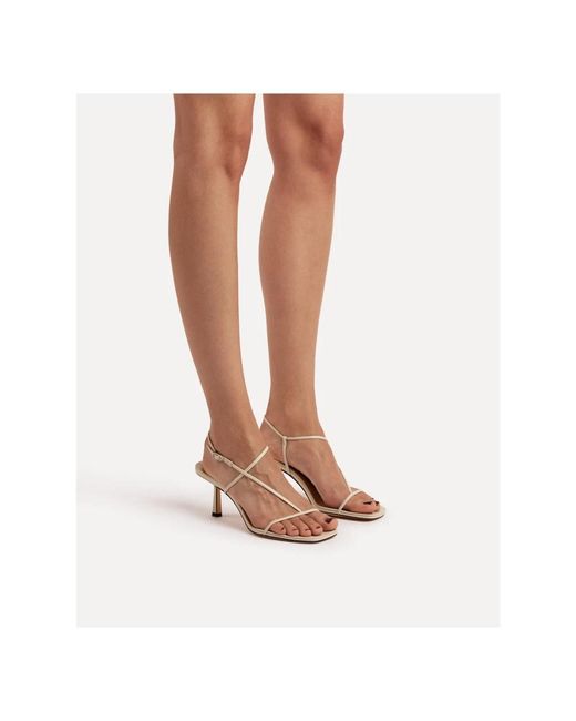 STUDIO AMELIA White High Heel Sandals