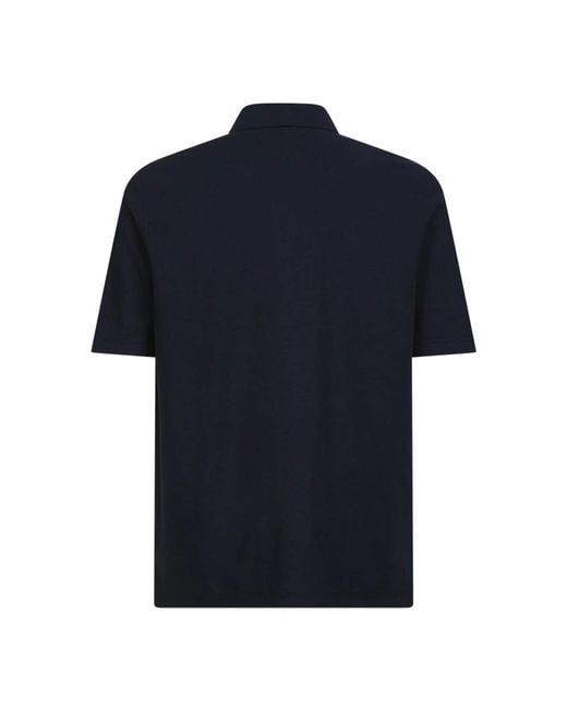 D4.0 Blue Polo Shirts for men