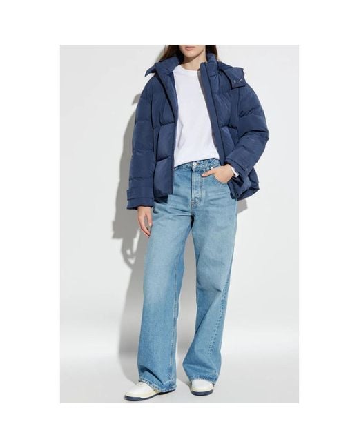 Emporio Armani Blue Down Jackets