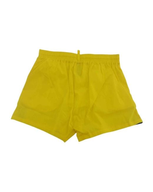 DSquared² Beachwear in het Yellow voor heren