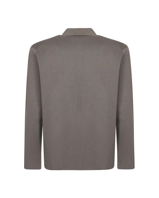 Dell'Oglio Milano Overcoat in het Gray voor heren