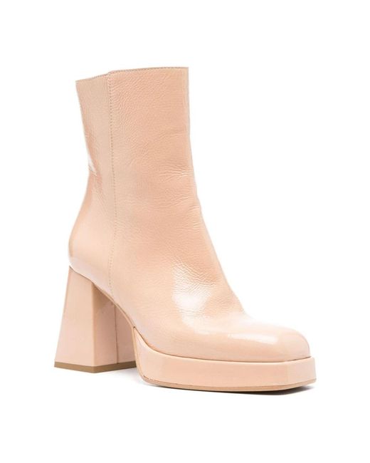 VAMSKO Natural Heeled Boots