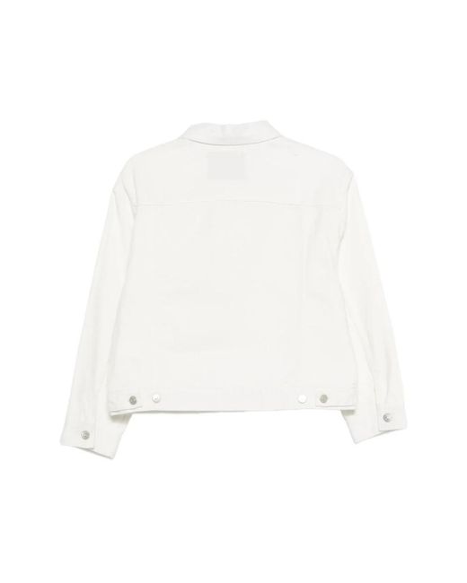 DUNST White Denim Jackets