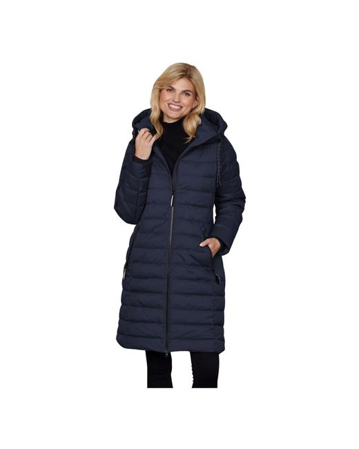 Junge Parkas in het Blue