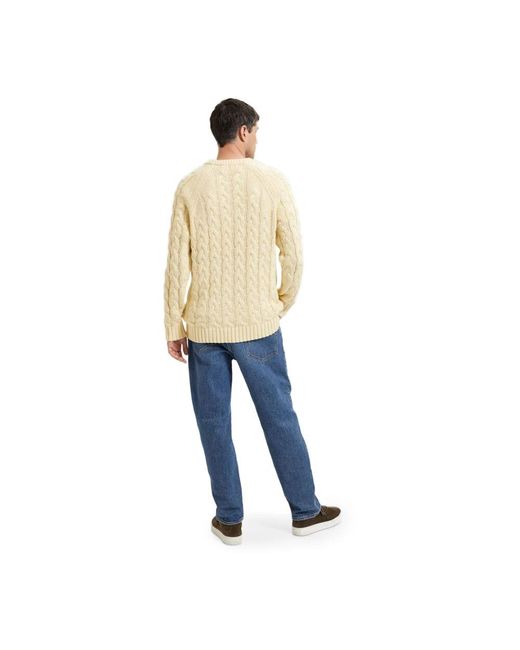 SELECTED Natural Round-Neck Knitwear for men