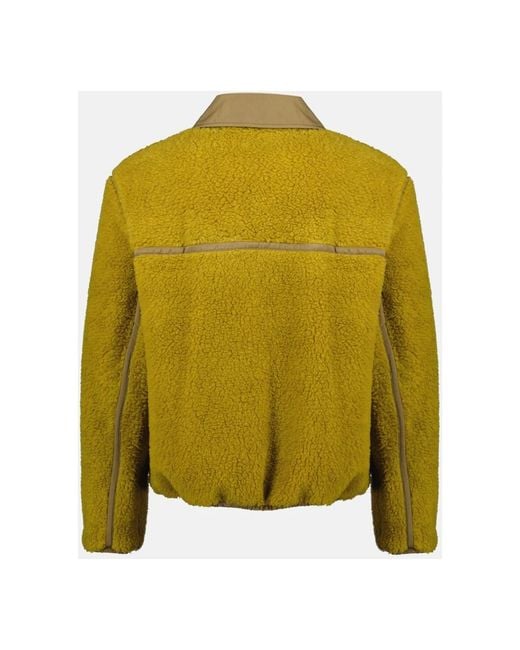 AMI Green Faux Fur & Shearling Jackets for men