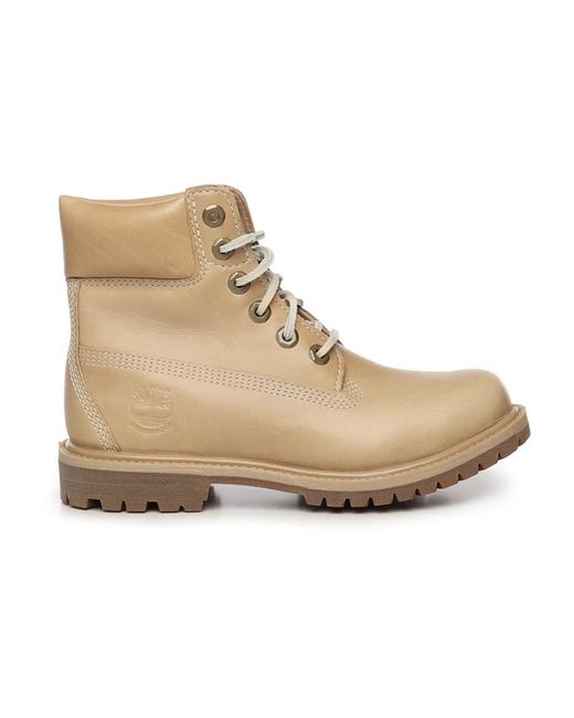Timberland Natural Lace-Up Boots