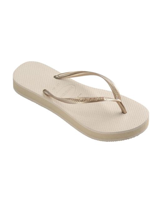 Havaianas White Flip Flops