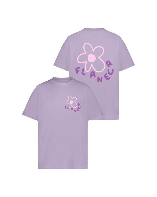 flâneur T-Shirts in het Purple voor heren