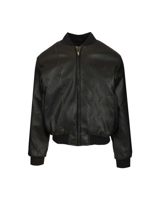 Arte' Leren Varsity Jas in het Black voor heren