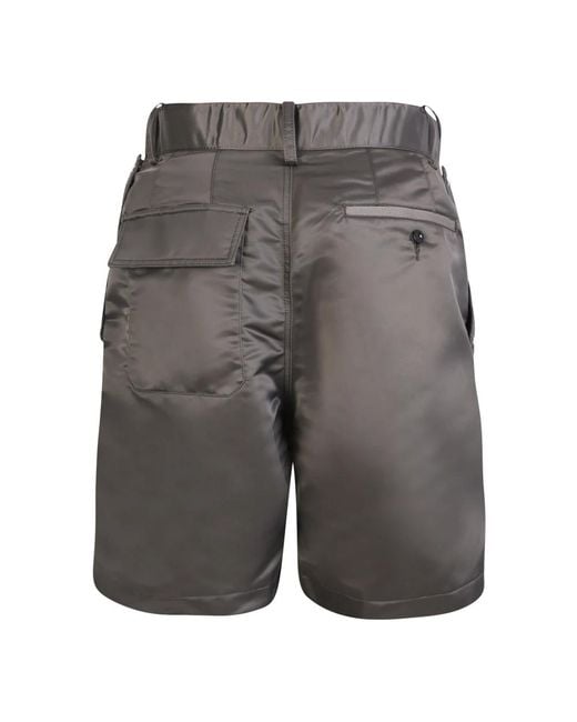 Sacai Gray Casual Shorts for men