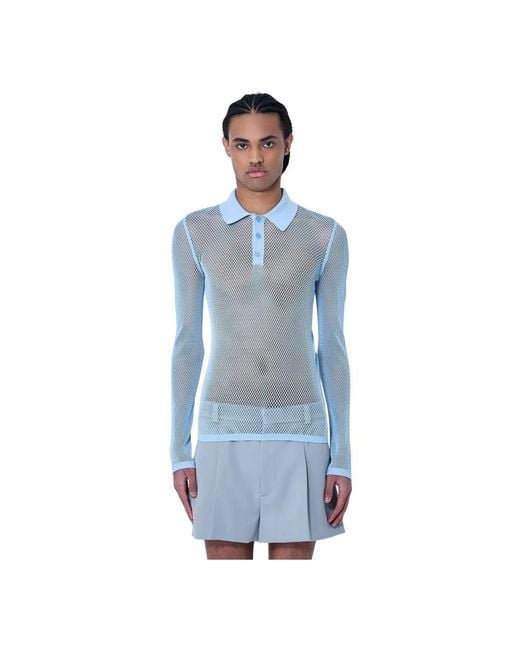 Gucci Blue Polo Shirts for men