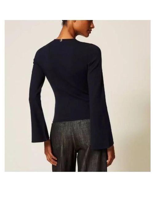 Twinset Blue Actitude Pullover