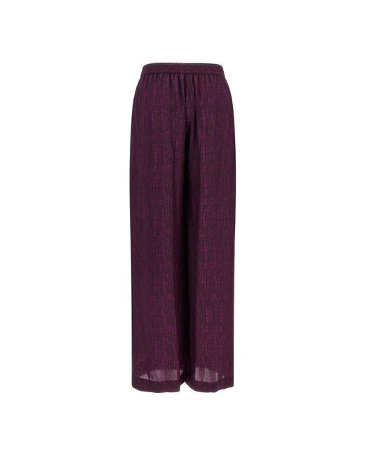 Gianluca Capannolo Purple Wide Trousers