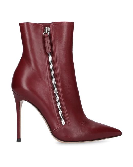 Gianvito Rossi Red Heeled Boots