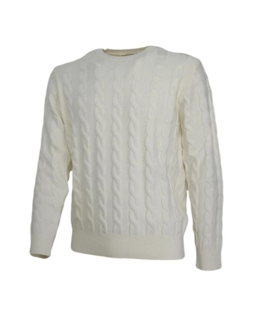 Cashmere Company Gray Round-Neck Knitwear for men