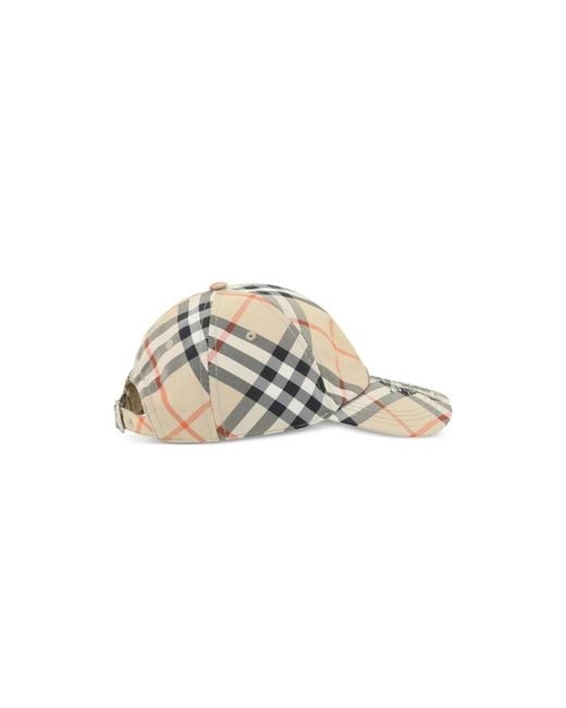 Caps di Burberry in Metallic