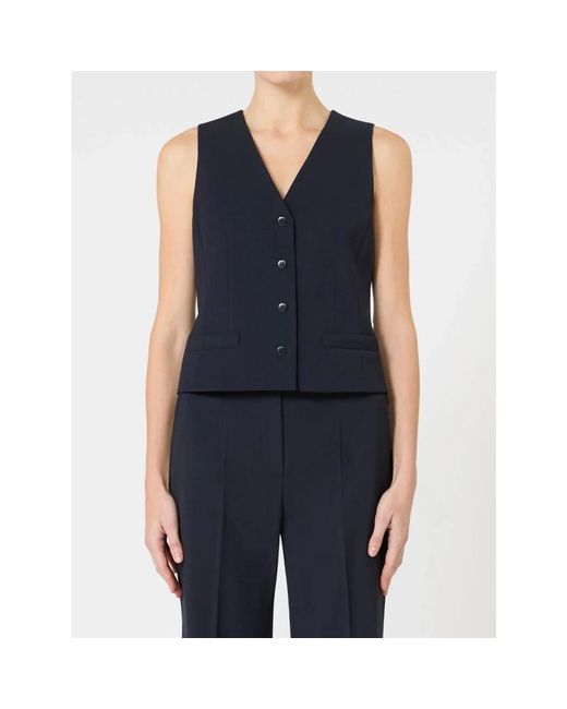 Vests Max Mara en coloris Blue