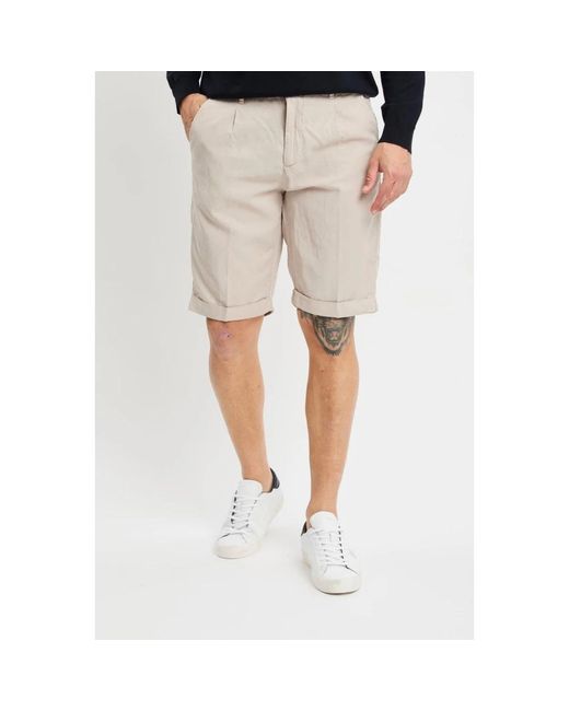 Myths Bermuda Shorts in het Natural voor heren