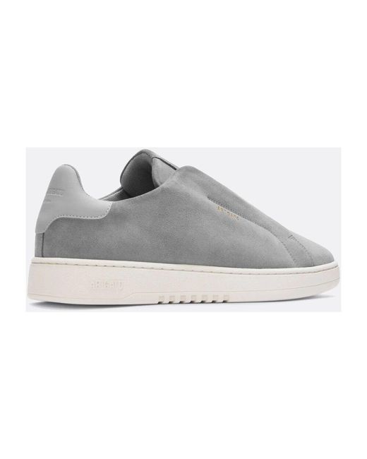 Axel Arigato Gray Laceless sneaker mit würfeln