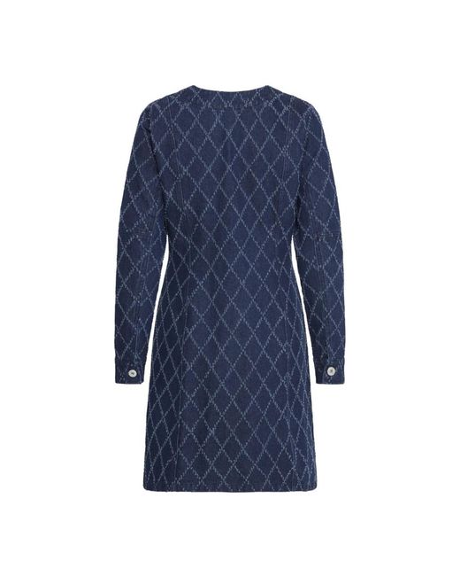 Midi Dresses Ichi de color Blue