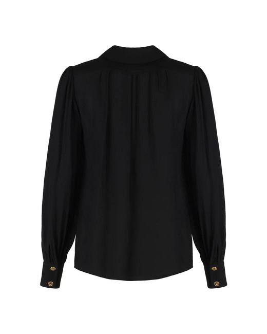 Blouses Elisabetta Franchi de color Black