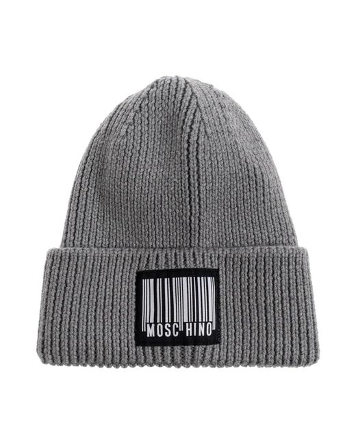 Beanies di Moschino in Gray