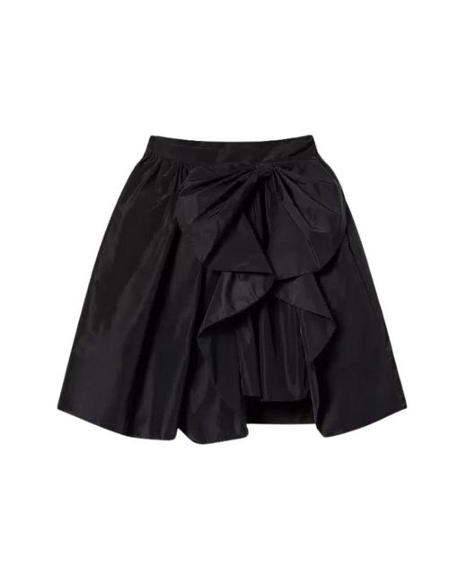 Twin Set Black Short Skirts