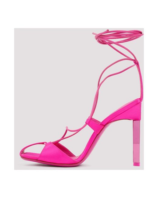 The Attico Pink High Heel Sandals