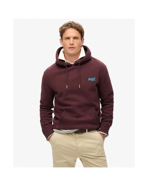Superdry Purple Hoodies for men