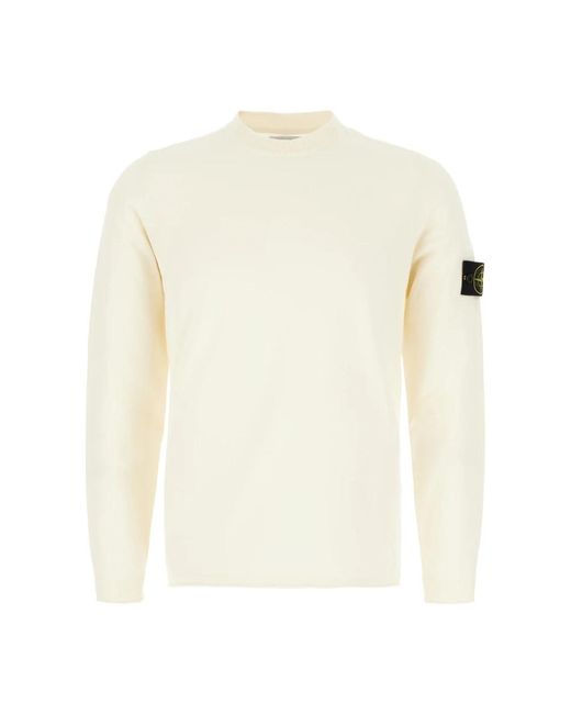 Stone Island Maglieria Sweatshirt in White für Herren