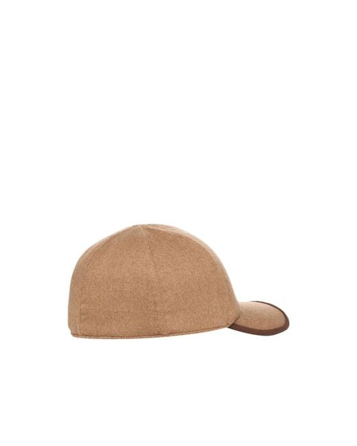 Caps Canali pour homme en coloris Brown